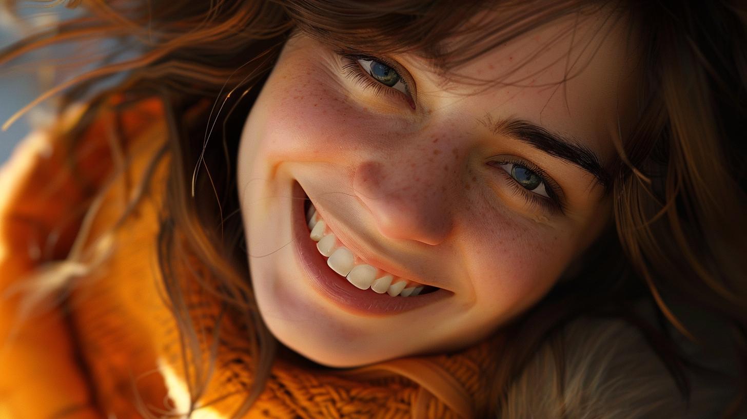 woman smiling фото