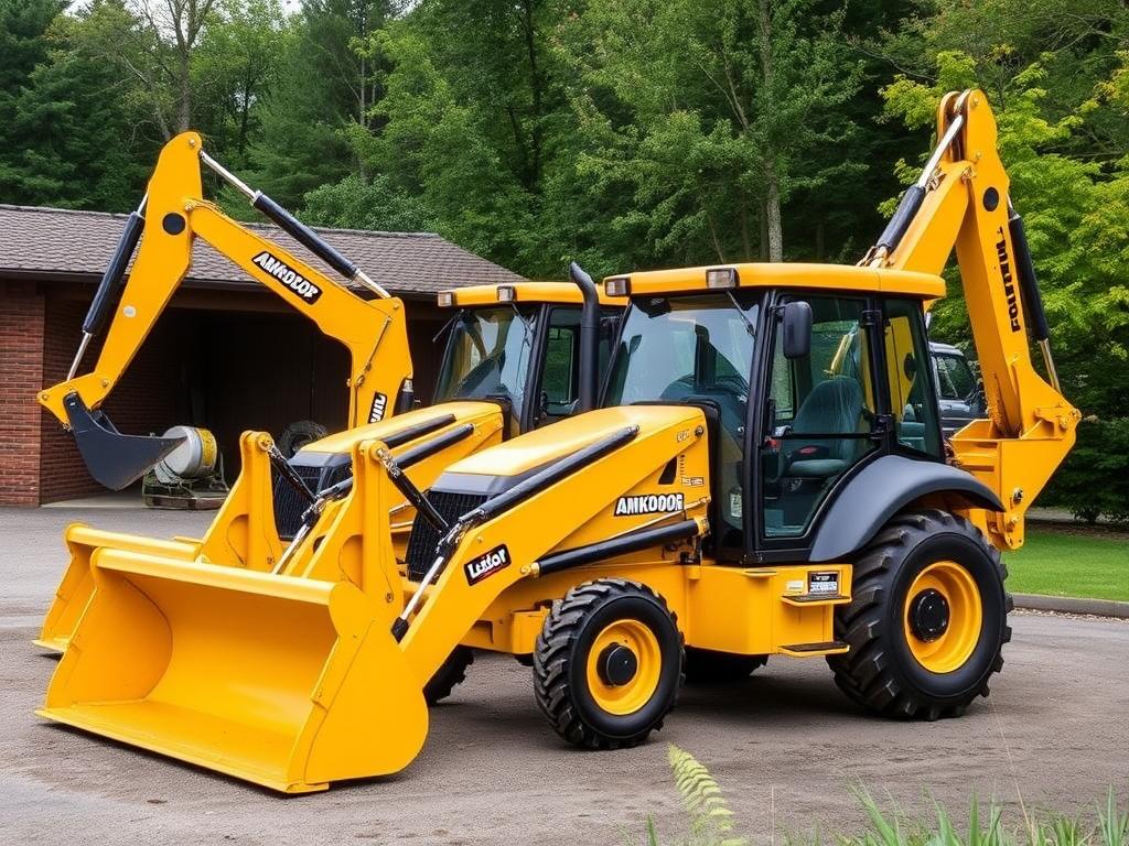 Reliable Amkodor backhoe loadersфото