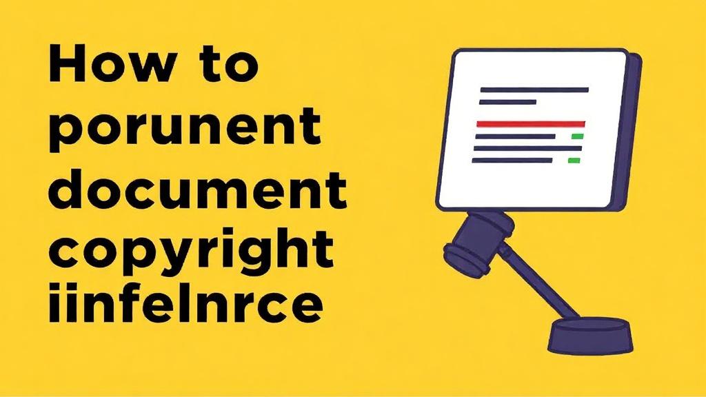 How to properly document a copyright infringement online.фото