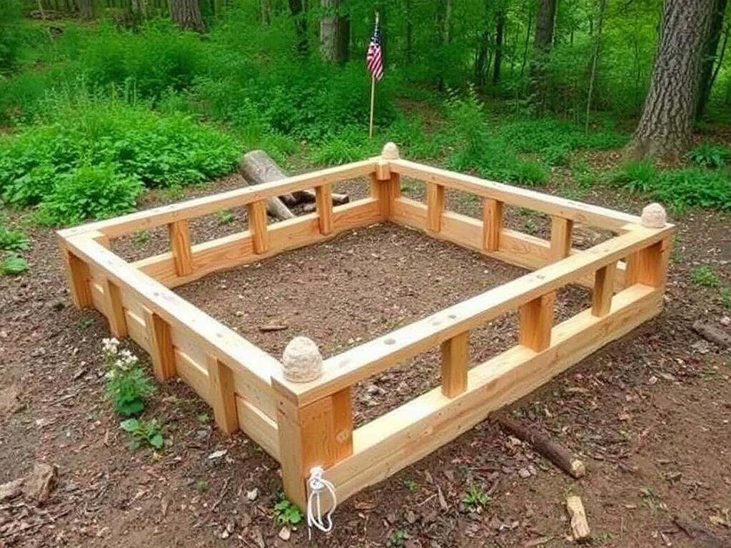 How to make a wooden foundation for a house by yourself? фото