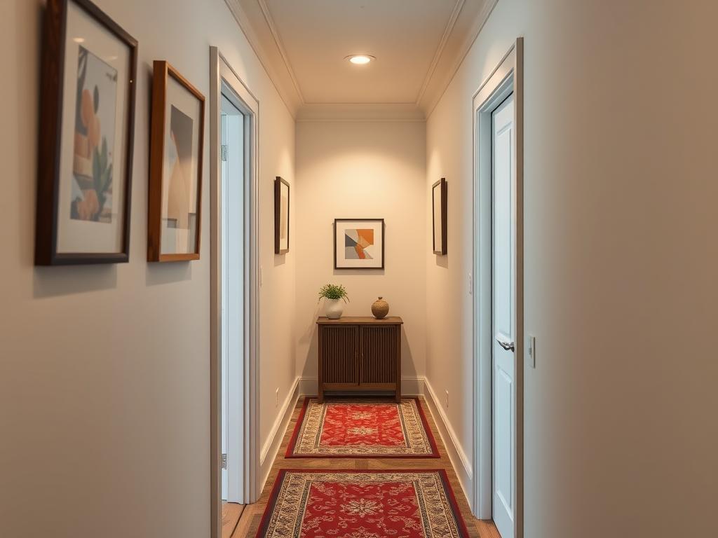 corner hallway for a small corridorфото