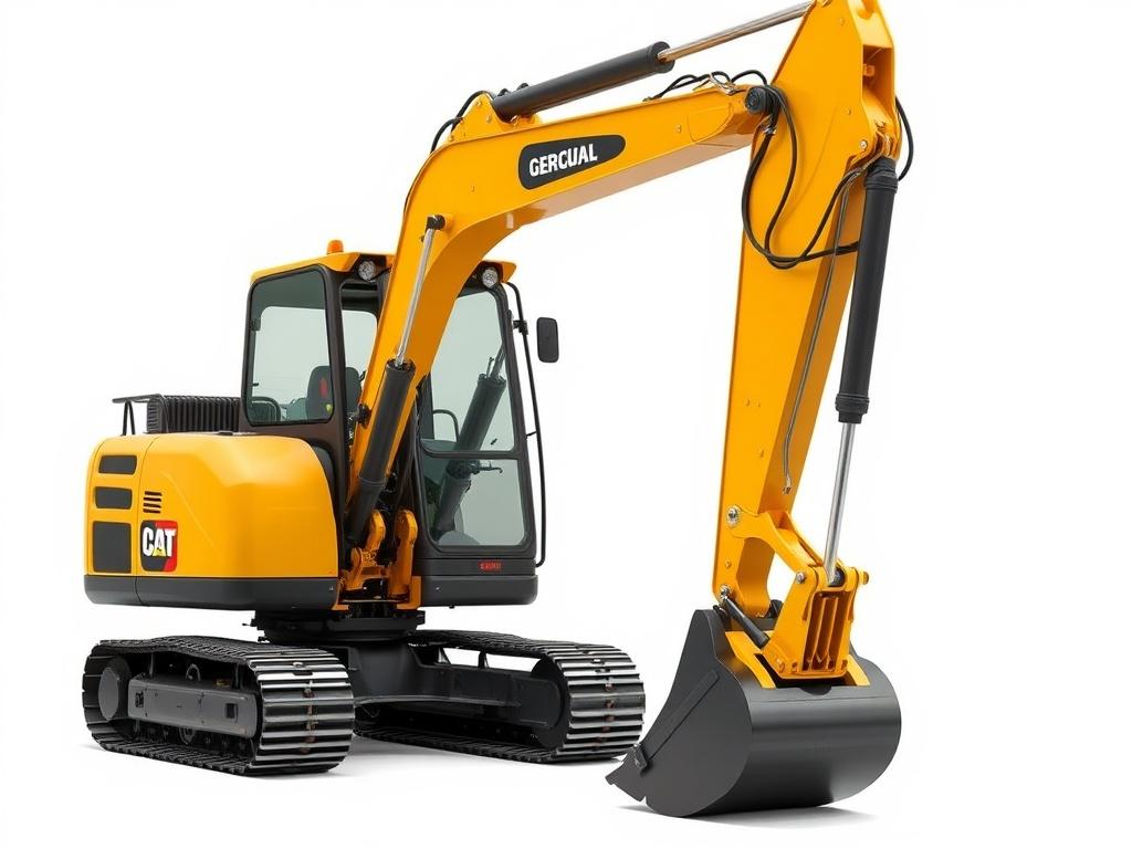 of a medium excavatorфото