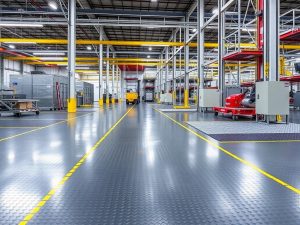 Модульные напольные покрытия для промышленных и производственных помещений: практично, быстро, надежно