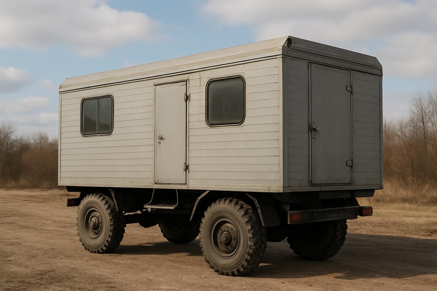 Вахтовый вагон-дом на колесахфото