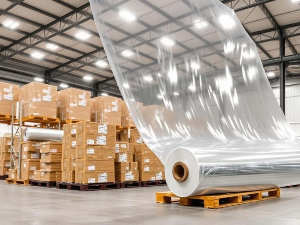 Reinforced film 400 microns for warehouse and industrial needsфото