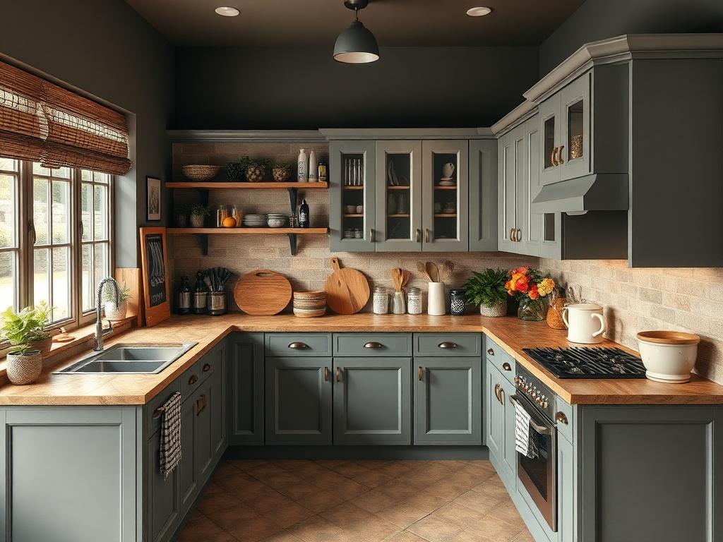 corner kitchenфото