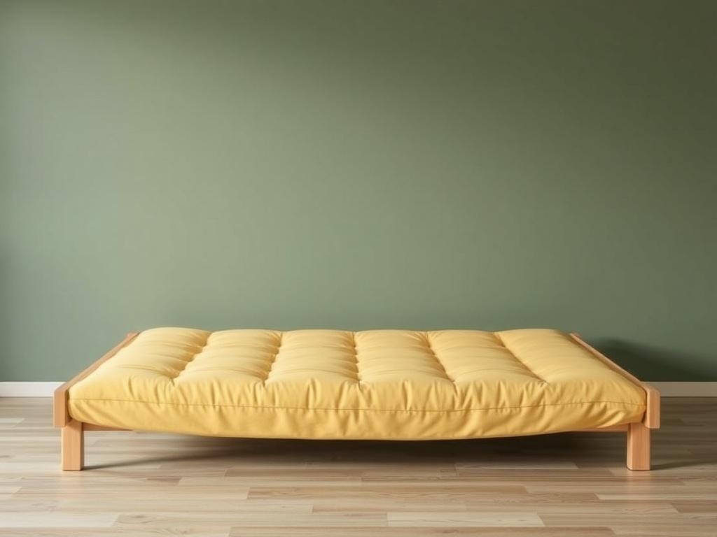 A futon is a thin mattressфото